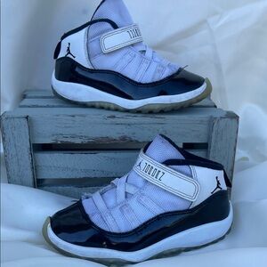 Jordan Kids Black and White Sneakers